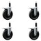 Service Caster 6'' Phenolic Swivel 1-1/8'' Expanding Stem Caster Set Total Lock Brake, 4PK SCC-EXTTL20S615-PHS-118-4 - alternate 1